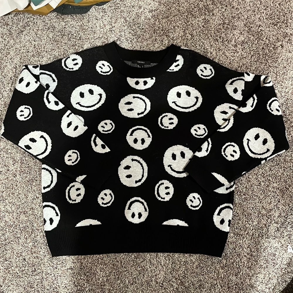 Forever 21 Smiley Sweater